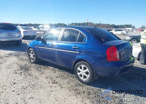 2008 Hyundai Accent Gls from USA, damaged, VIN KMHCN46C38U249903